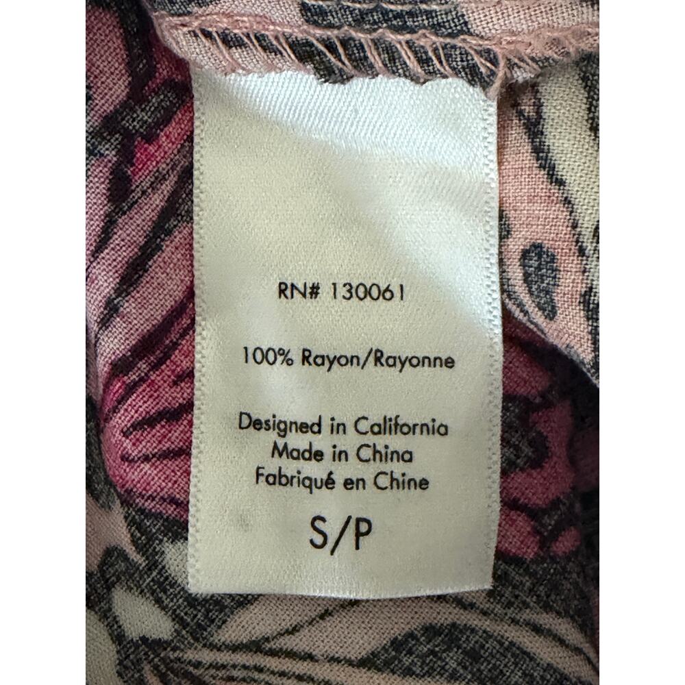 L*Space Lila Strapless Maxi Dress Wings N Things Pink Butterfly Print Small NWT - Picture 12 of 13